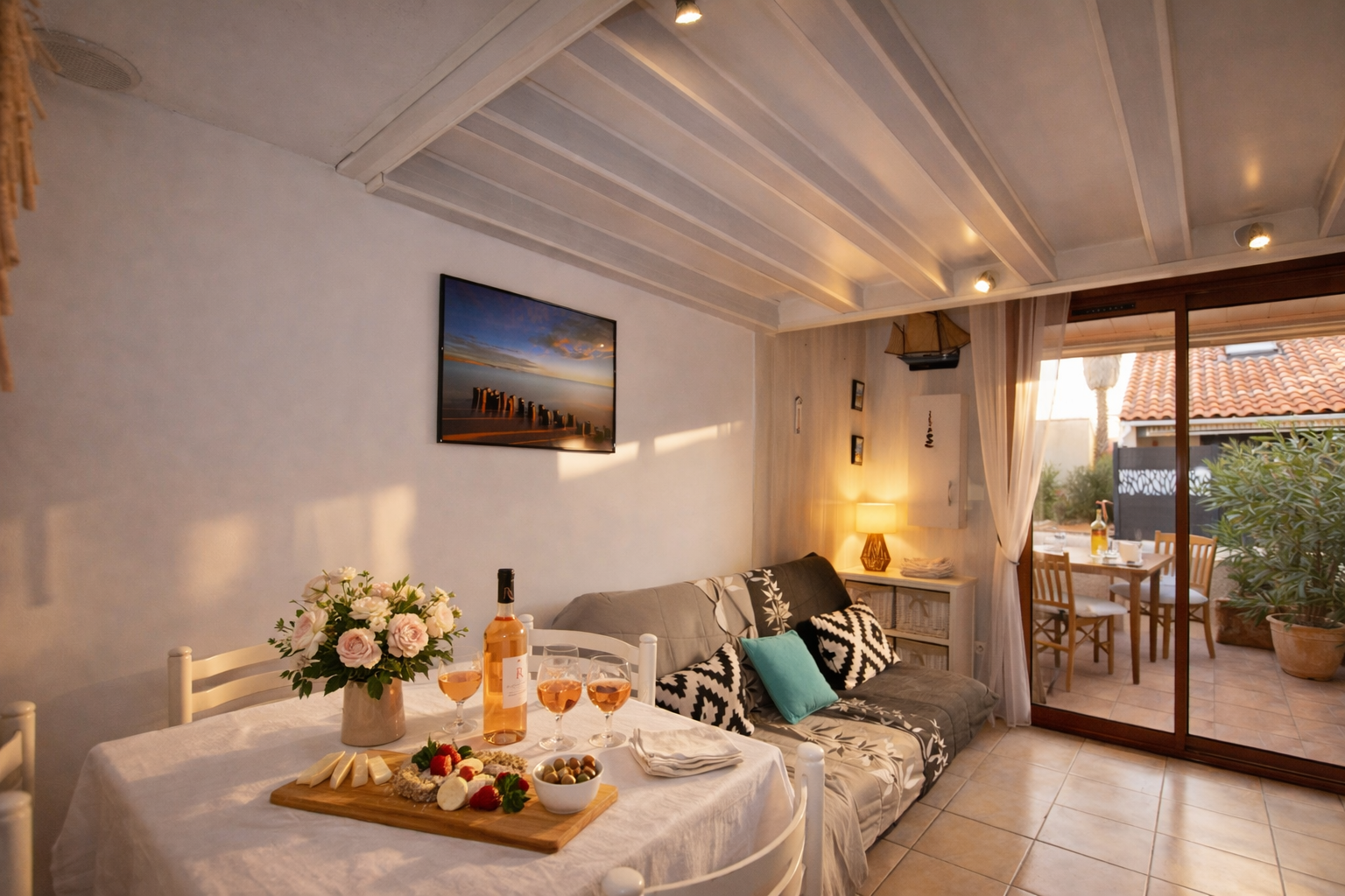 Appartement cosy avec terrasse en location saisonnière au Barcarès — géré par VELA