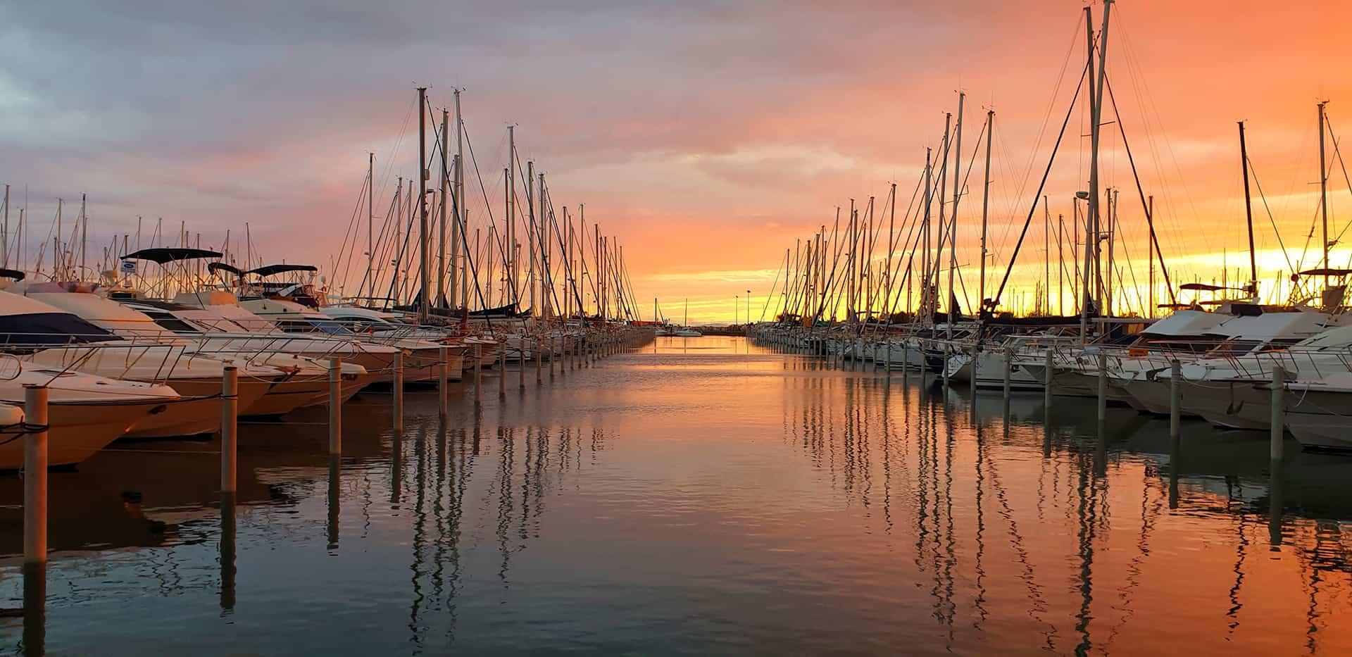 Vue du quartier Port Barcarès — VELA Conciergerie Le Barcarès 66420