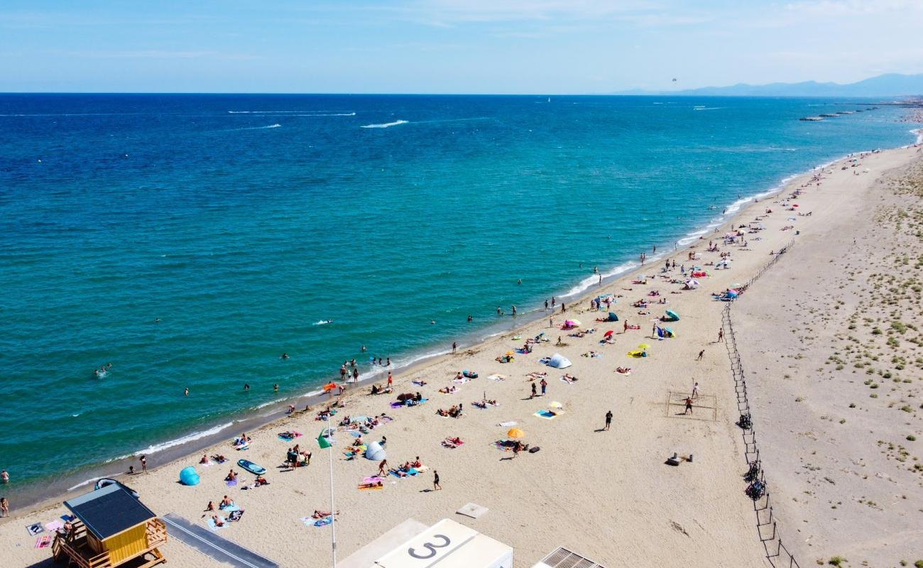 Plage de sable au Barcarès près des locations saisonnières