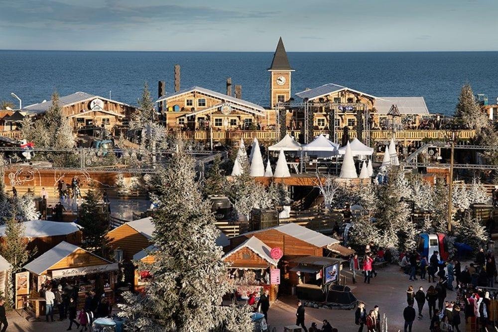 Village de Noël du Barcarès pendant la saison hivernale